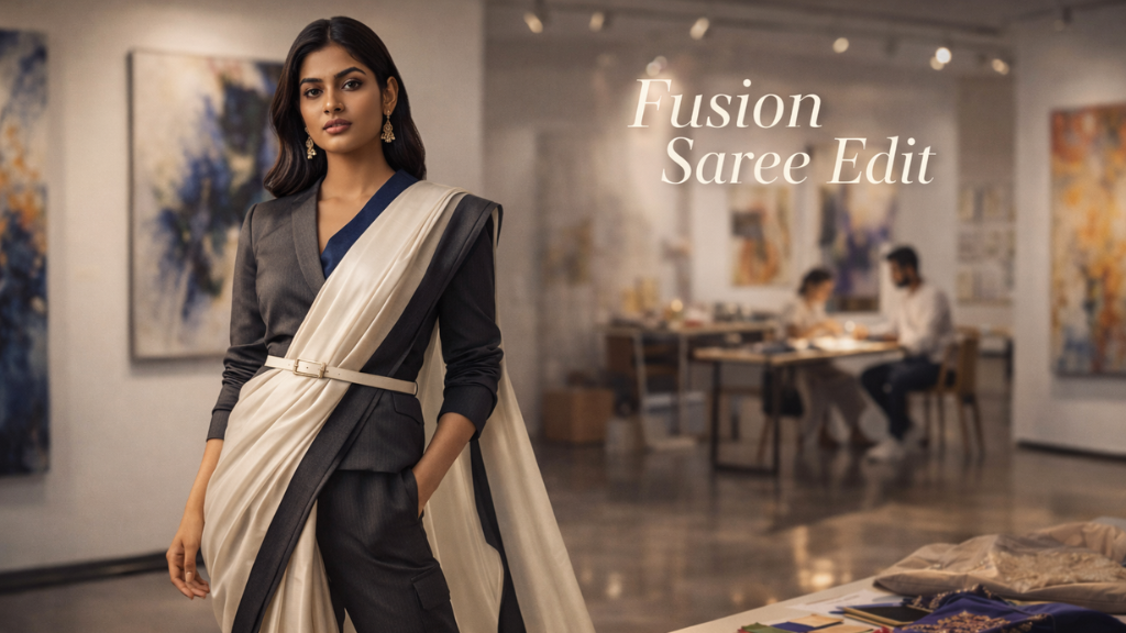 How to Incorporate Fusion Sarees into Your 2026 Wardrobe Essentials?