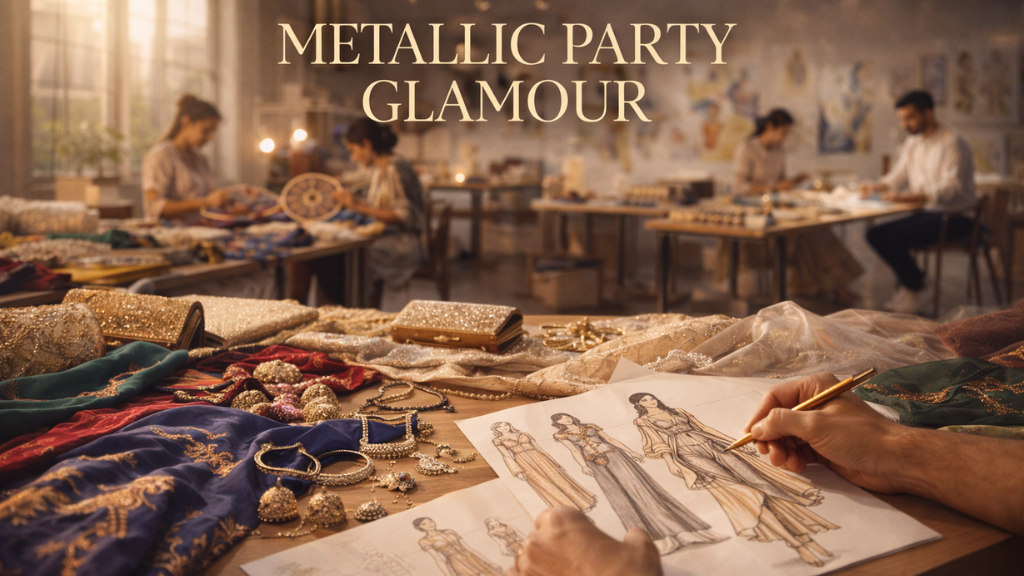 How to Layer Metallic Accents with Co-Ord Sets for 2026 Party Vibes?