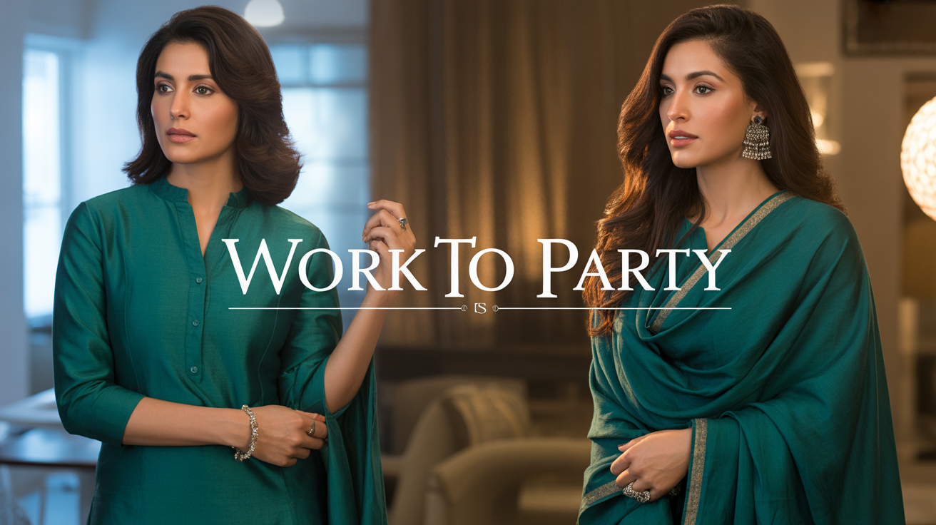Styling a Kurta and Dupatta for Both Office Days and Evening Outings