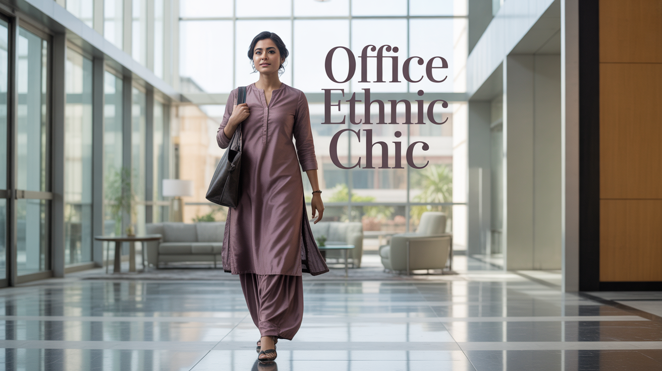 How to Style Regular Kurta Sets for Effortless Office Chic?