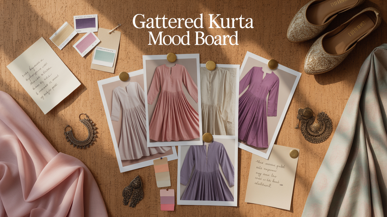 How to Create a Mood Board from Elleora's Gathered Kurta Inspirations?