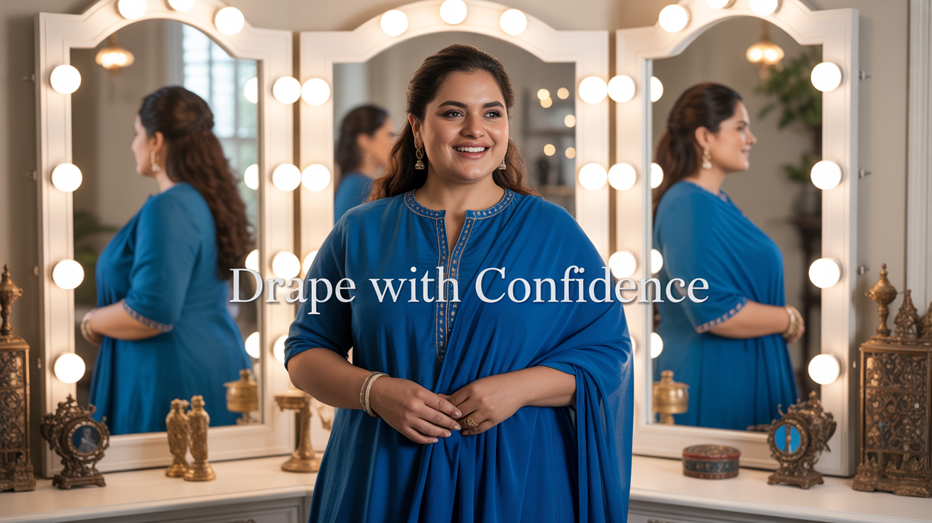 What Dupatta Drapes Work Best for Curvy Figures in Ethnic Looks?