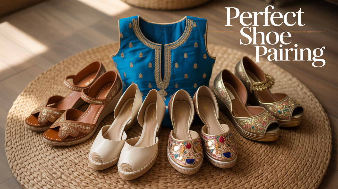 What Footwear Pairs Perfectly with Sleeveless Kurta Sets?