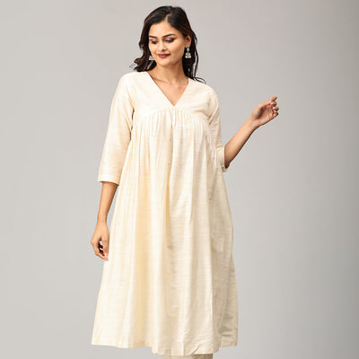Gathered Kurta Set