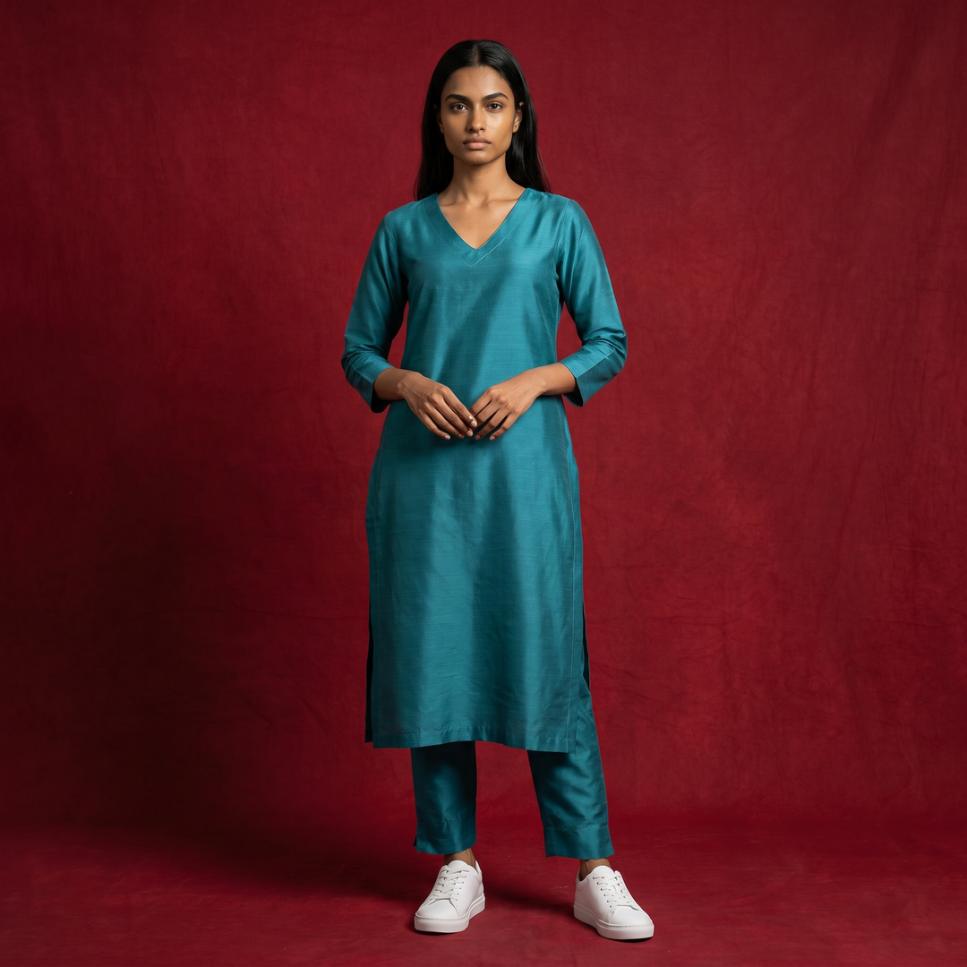 The Emerald Kurta Set