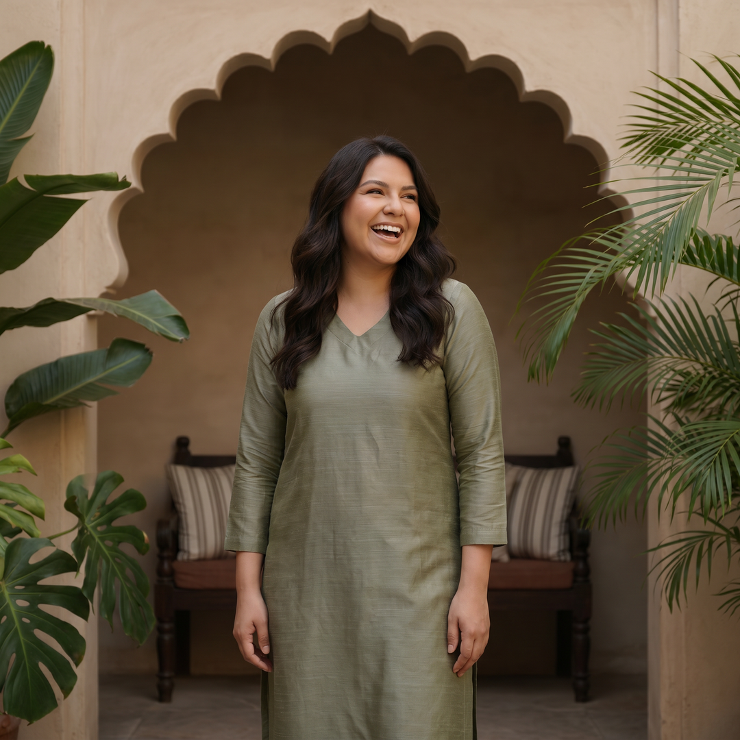 The Emerald Kurta Set