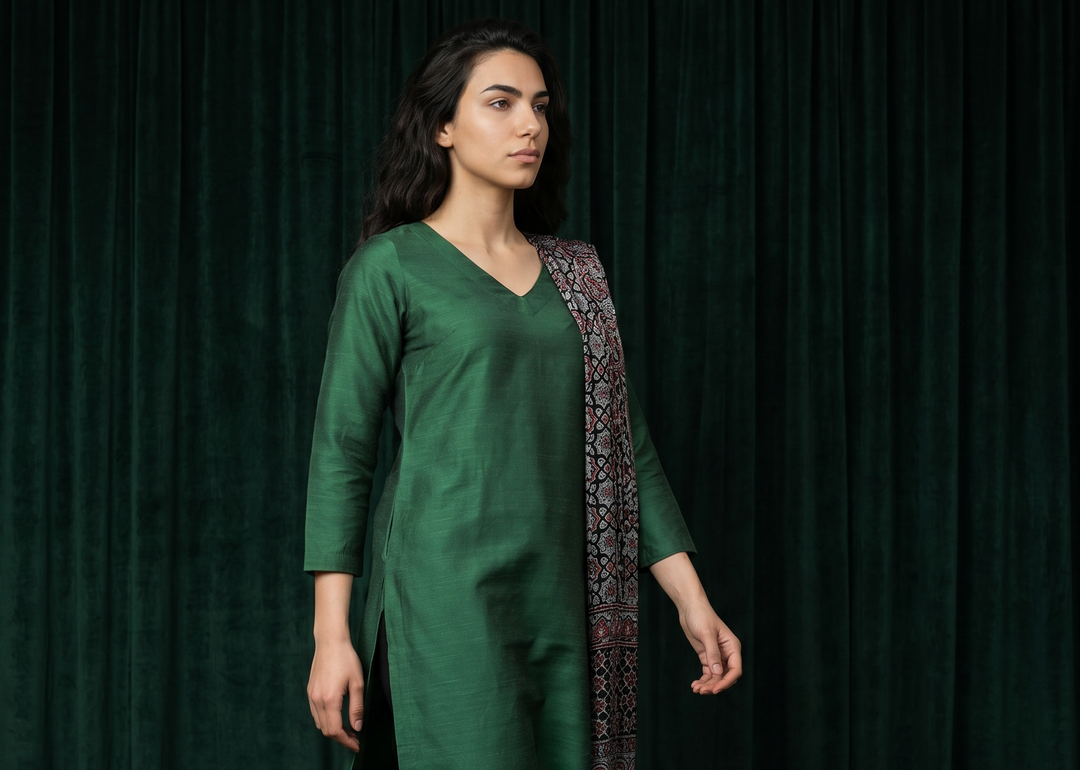 The Emerald Kurta Set