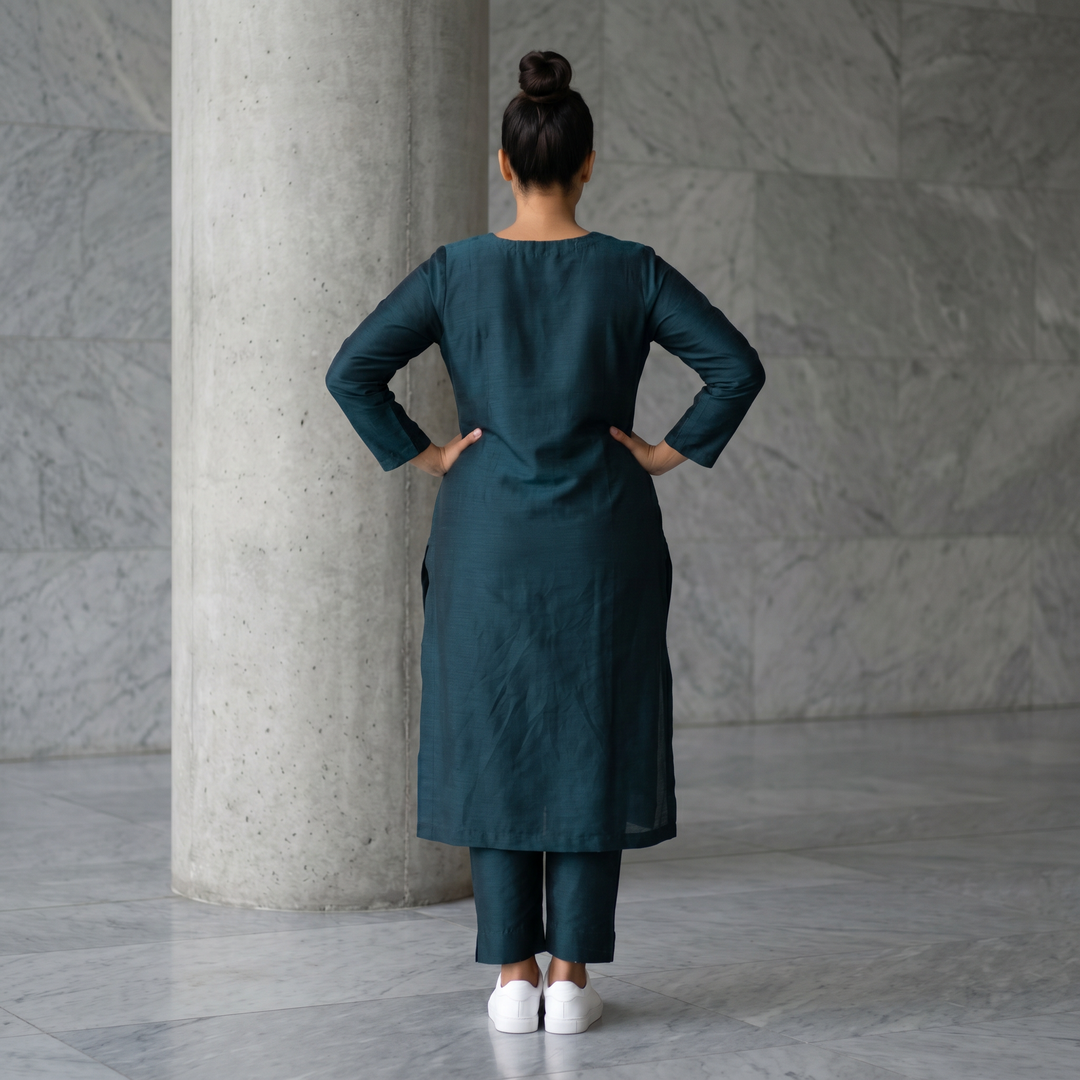 The Emerald Kurta Set