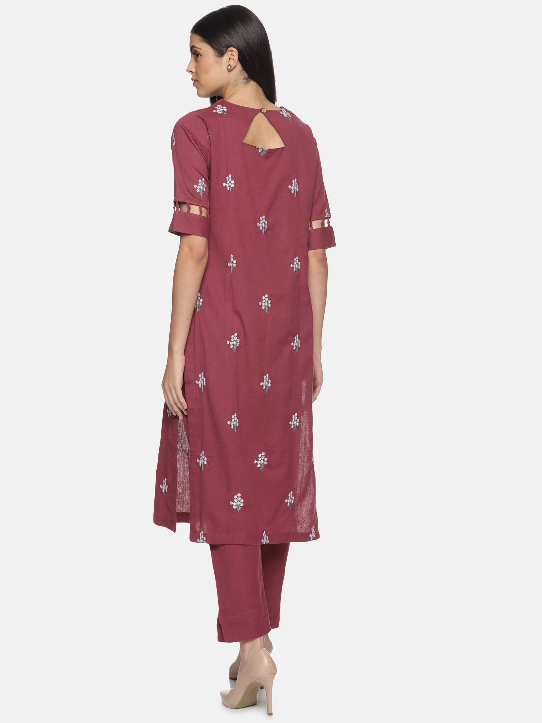 Onion color Kurta set